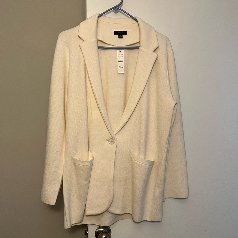 J. Crew Relaxed Sweater Blazer